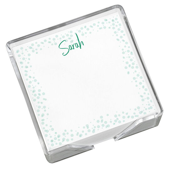 Effervescence Memo Square with Holder